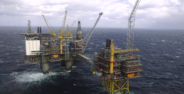 pétrole, plateforme offshore, exploration, Oseberg, Norvège,