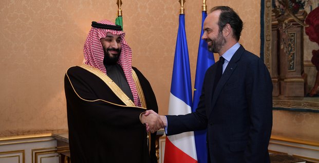 Le prince heritier d'arabie saoudite est arrive a paris