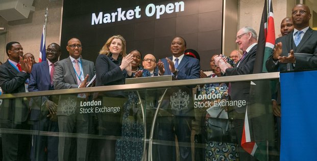 Kenyatta à la Bourse de Londres