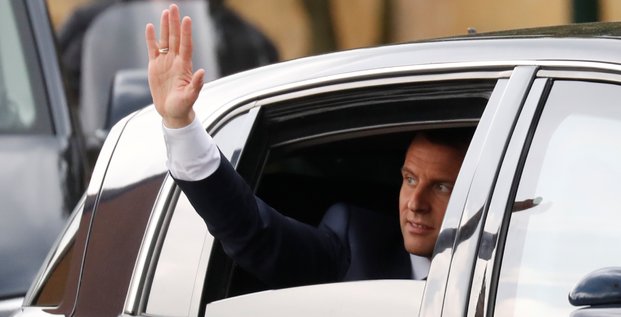 Emmanuel Macron à Berd'huis