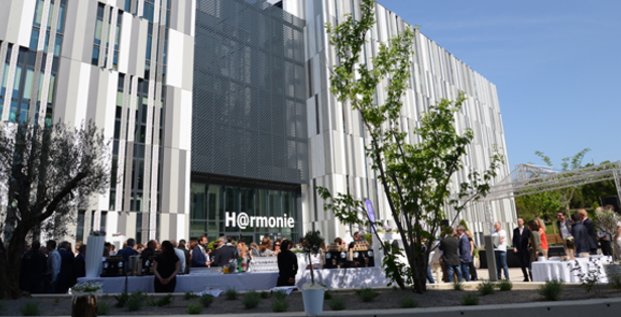 Inauguration de l'@7 Center à Montpellier, le 18 mai 2018