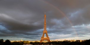 Tour Eiffel, rainbow
