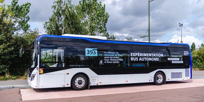 La RATP teste son premier bus 100% autonome dans le Val-de-Marne