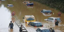 Allemagne, inondations, crues, BundeswehrDe chine en allemagne, des crues revelatrices de la vulnerabilite climatique