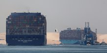 CMA CGM, Maersk, porte-conteneurs, canal de Suez