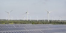 wind farm, solar farm