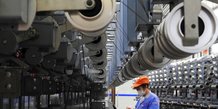 Photo d'archives d'un employe a lianyungang, en chine