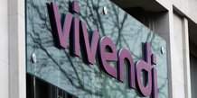 Le logo du geant francais des medias vivendi a paris