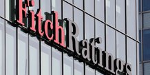 Photo d'archives du logo fitch ratings a londres, en grande-bretagne