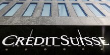 Photo d'archives du logo de credit suisse