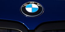 Un logo bmw a greer, caroline du sud, etats-unis
