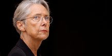 La premiere ministre francaise elisabeth borne a paris