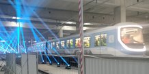 Premier roulage du Grand Paris Express