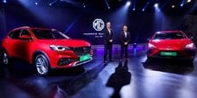Mg motor india presente des modeles a l'auto expo 2023 a greater noida, inde
