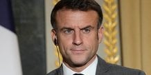 Le president francais emmanuel macron