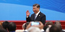 Le president chinois xi jinping a pekin, en chine