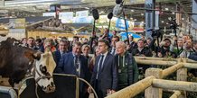 Emmanuel Macron au 60 eme Salon de l'Agriculture