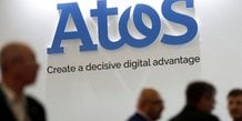 Photo d'archives du logo d'atos