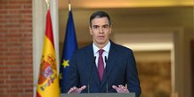 Le premier ministre espagnol pedro sanchez