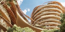 La première Folie architecturale de l'ouest montpelliérain, Oasis, sera ornées de jupes tressées en bambou en guise de protection solaire.