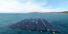 Le démonstrateur de parc solaire offshore Méga Sète de SolarinBlue