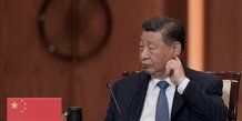 Le president chinois xi jinping au sommet de l'organisation de cooperation de shanghai (ocs) a astana