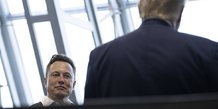 Elon Musk et Donald Trump en mai 2020, en Floride