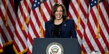 Kamala harris lors d'un evenement de campagne