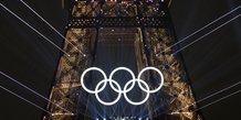 Celine dion lors de la ceremonie d'ouverture des jeux olympiques de paris 2024