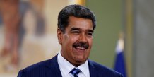 Le president du venezuela nicolas maduro au palais miraflores, a caracas, venezuela