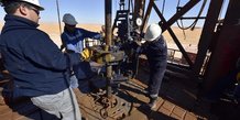 algérie hydrocarbures travailleurs forage site